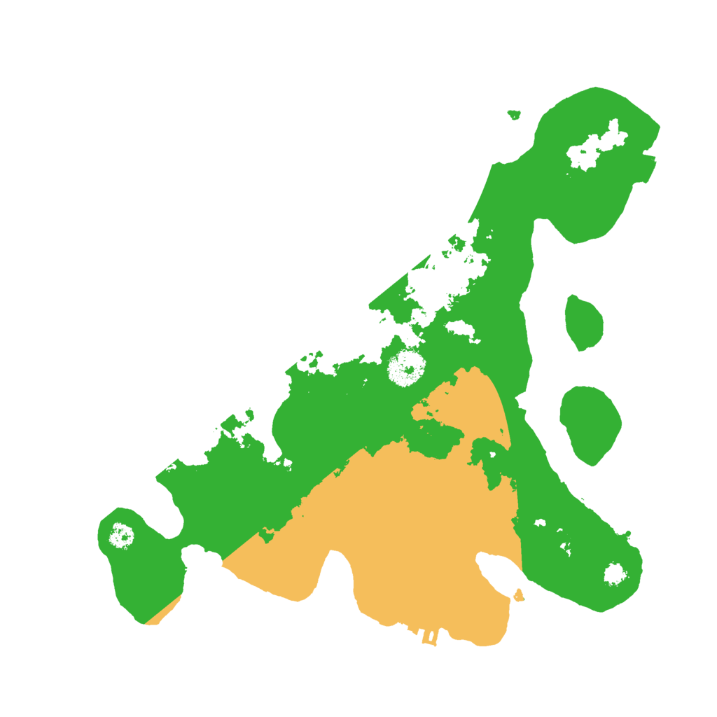 Biome Rust Map: Procedural Map, Size: 3000, Seed: 545906755