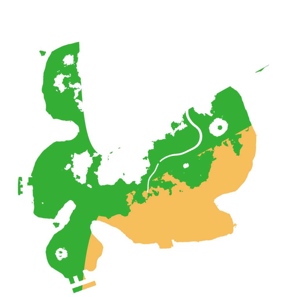 Biome Rust Map: Procedural Map, Size: 2500, Seed: 27483647