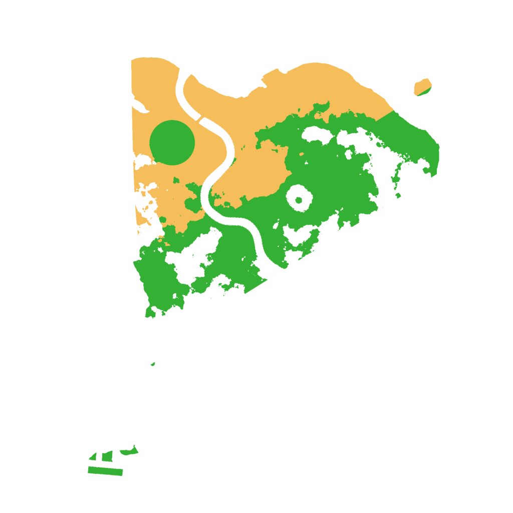 Biome Rust Map: Procedural Map, Size: 3000, Seed: 993199104