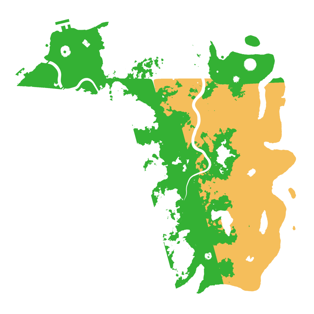 Biome Rust Map: Procedural Map, Size: 4500, Seed: 1501008220