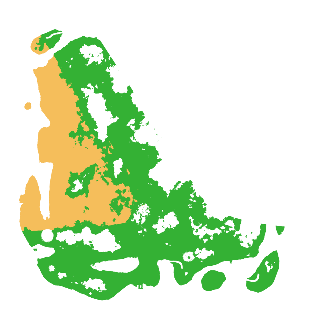 Biome Rust Map: Procedural Map, Size: 4500, Seed: 264283566