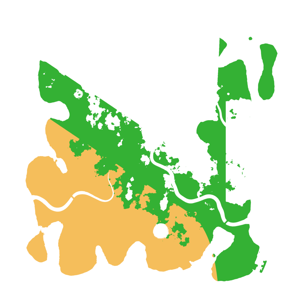 Biome Rust Map: Procedural Map, Size: 3500, Seed: 1227193402