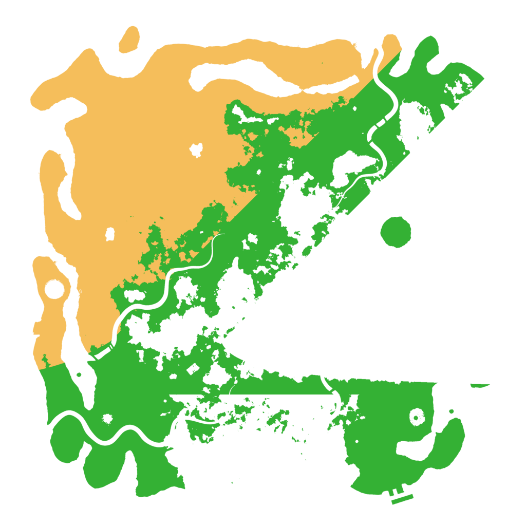 Biome Rust Map: Procedural Map, Size: 4800, Seed: 656934446