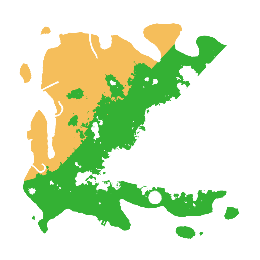 Biome Rust Map: Procedural Map, Size: 3500, Seed: 606621269