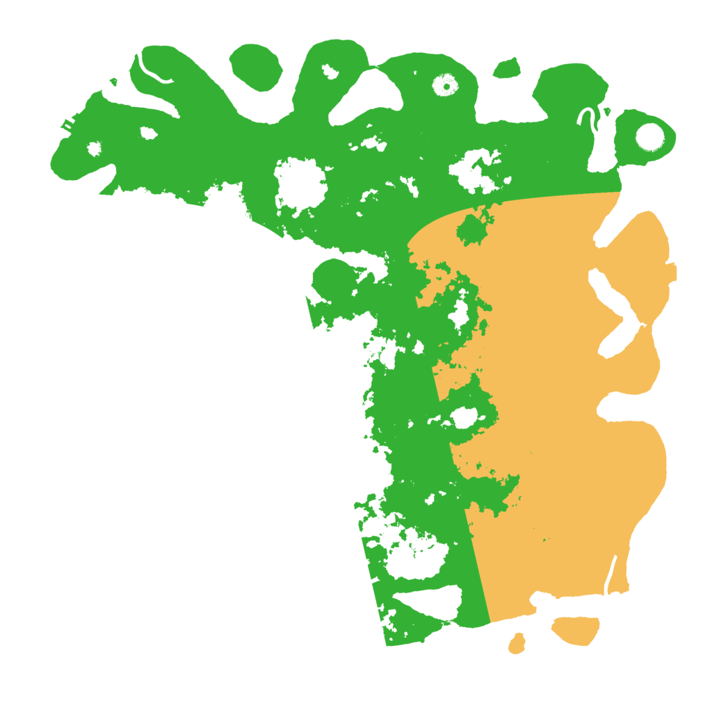 Biome Rust Map: Procedural Map, Size: 4500, Seed: 560071416