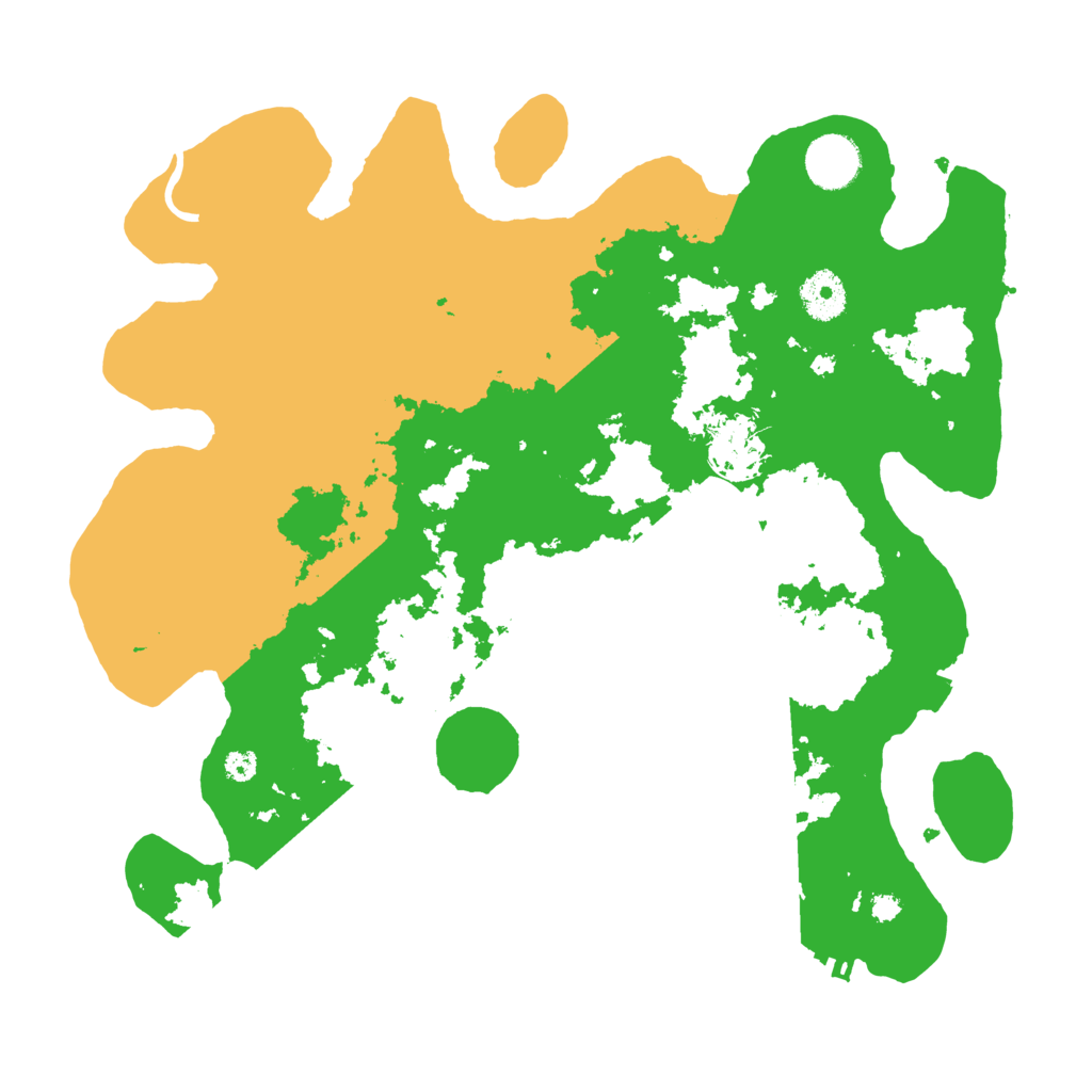 Biome Rust Map: Procedural Map, Size: 3500, Seed: 2025884513