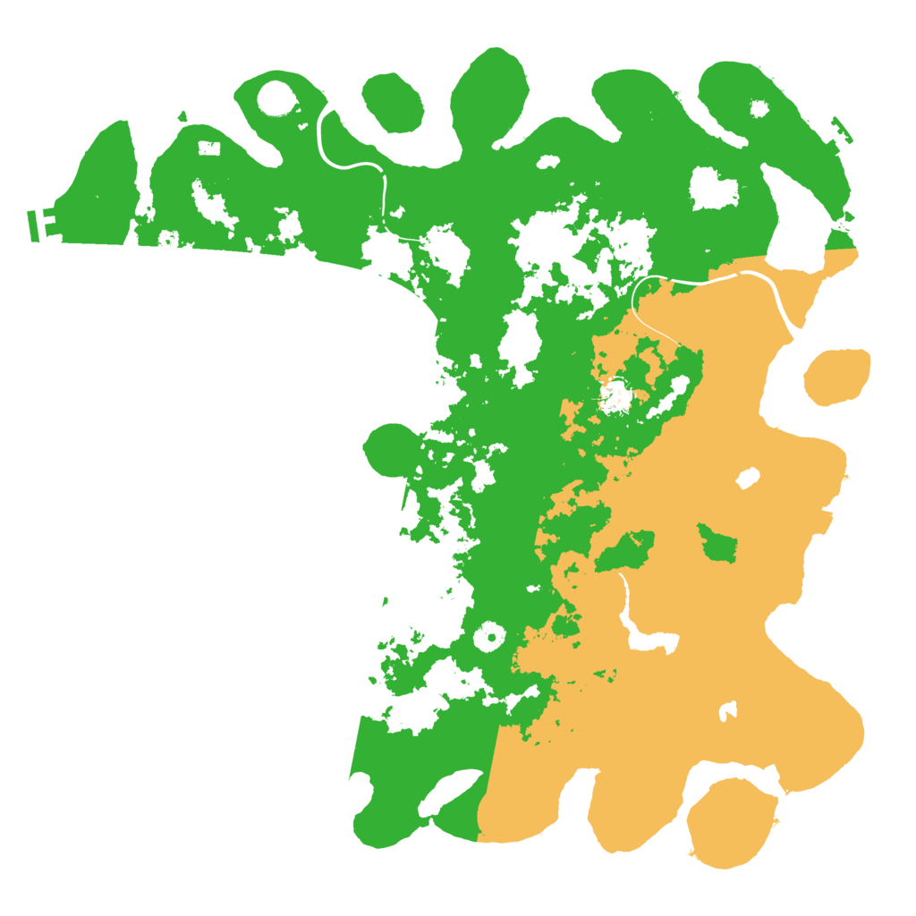 Biome Rust Map: Procedural Map, Size: 4500, Seed: 735302738