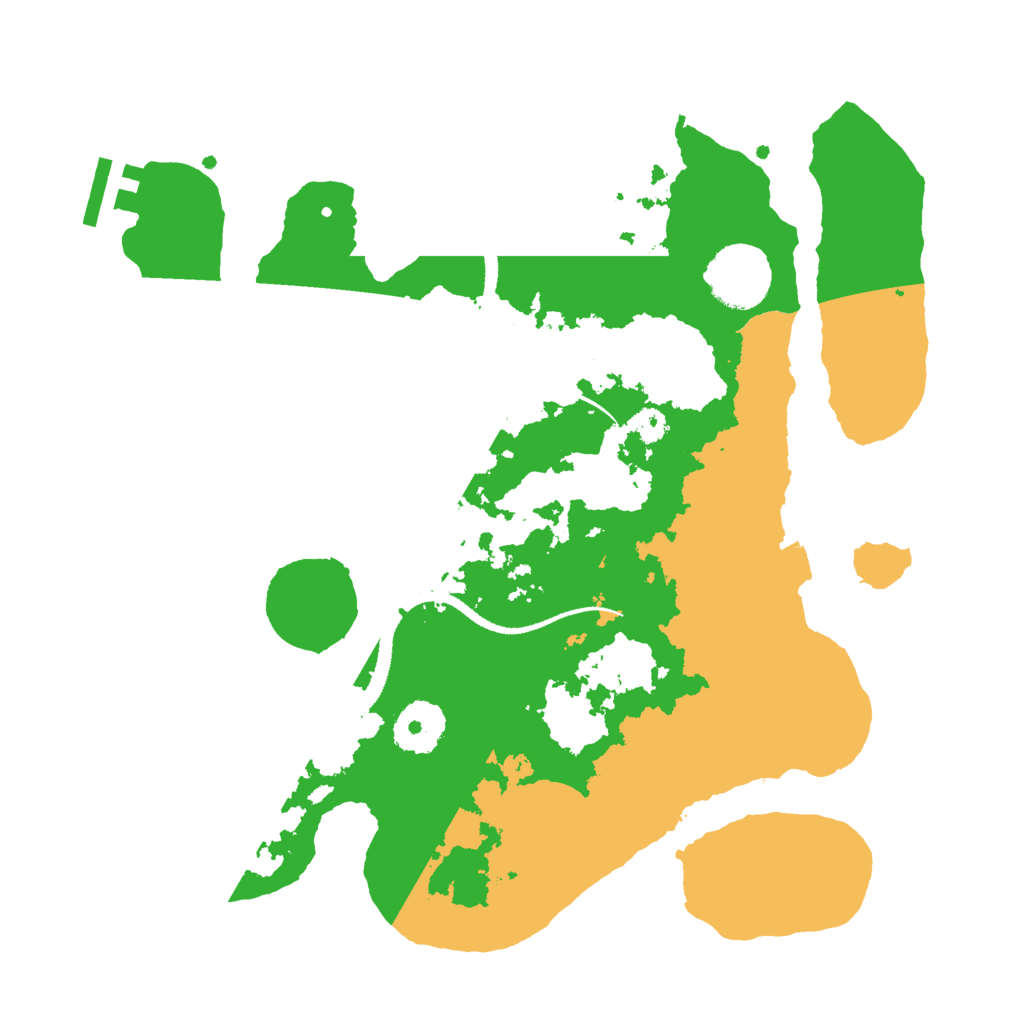 Biome Rust Map: Procedural Map, Size: 3000, Seed: 14193