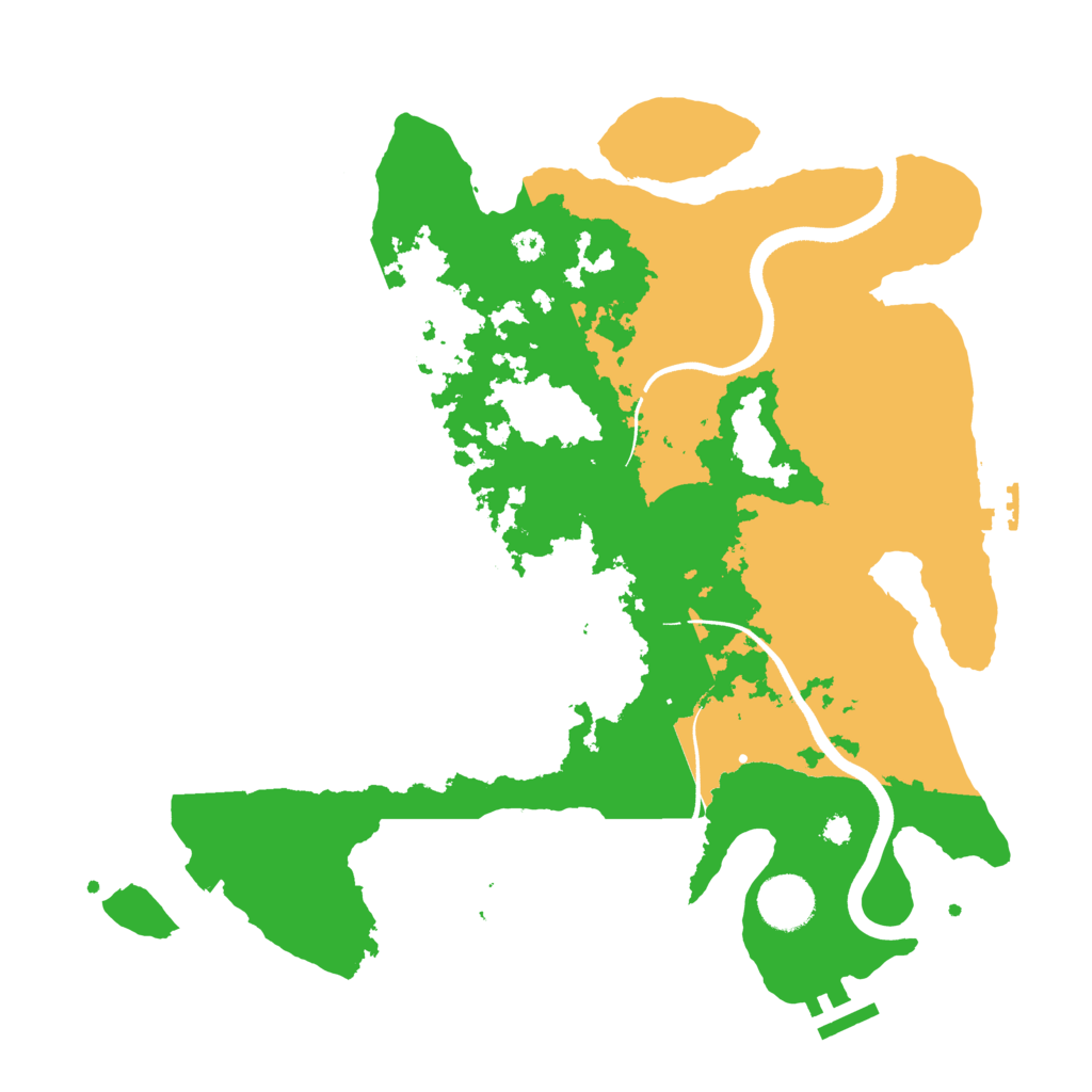 Biome Rust Map: Procedural Map, Size: 3500, Seed: 1409322252