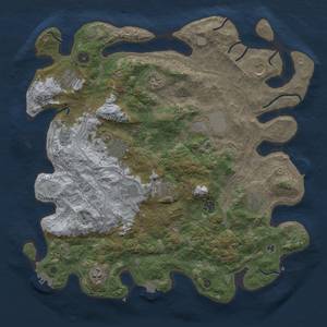 Thumbnail Rust Map: Procedural Map, Size: 4250, Seed: 1327324409, 19 Monuments