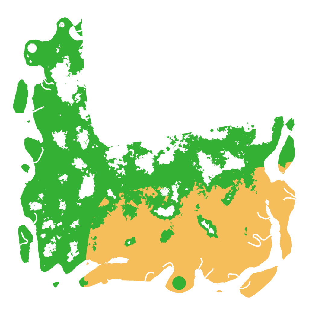 Biome Rust Map: Procedural Map, Size: 6000, Seed: 358121338