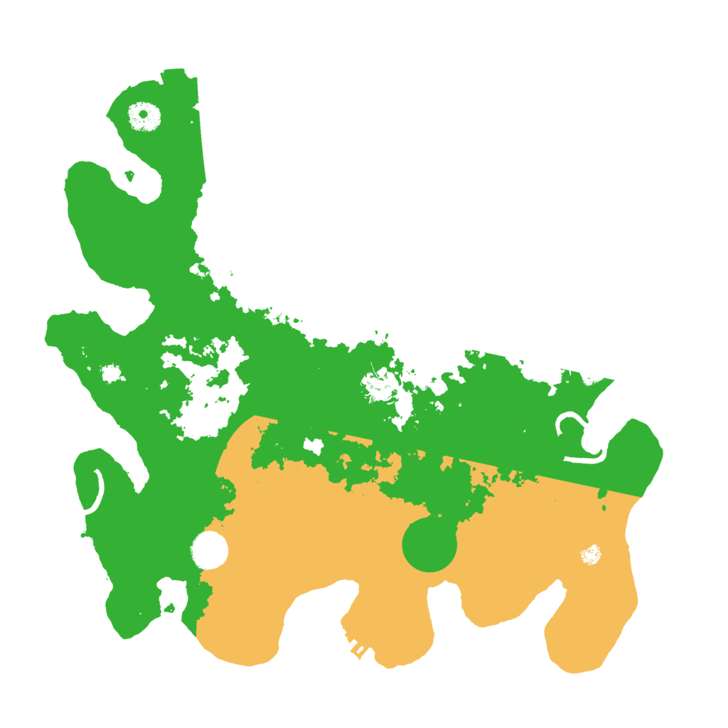 Biome Rust Map: Procedural Map, Size: 3500, Seed: 289436478
