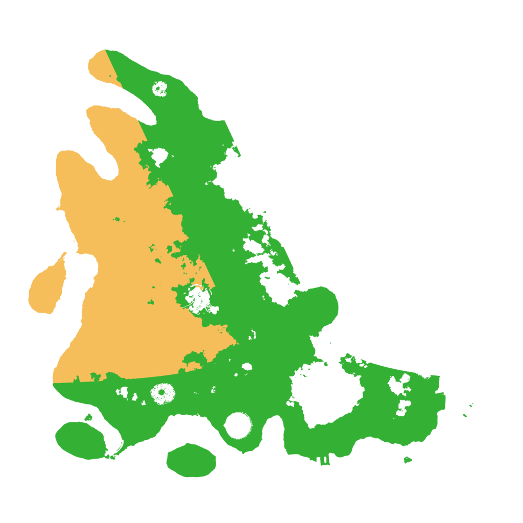 Biome Rust Map: Procedural Map, Size: 3500, Seed: 291681748