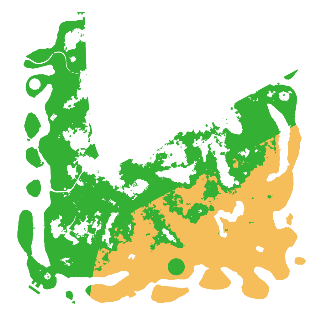 Biome Rust Map: Procedural Map, Size: 5000, Seed: 998460147
