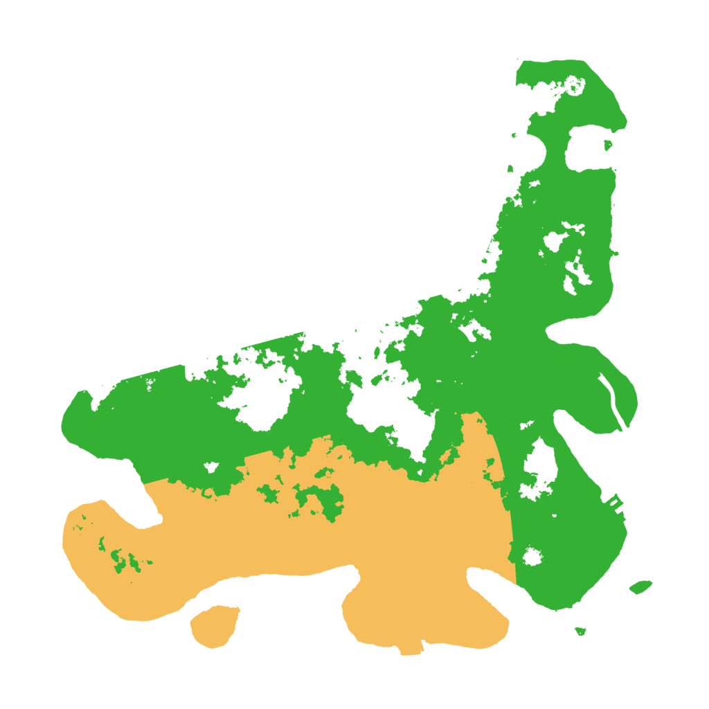 Biome Rust Map: Procedural Map, Size: 3500, Seed: 802462736