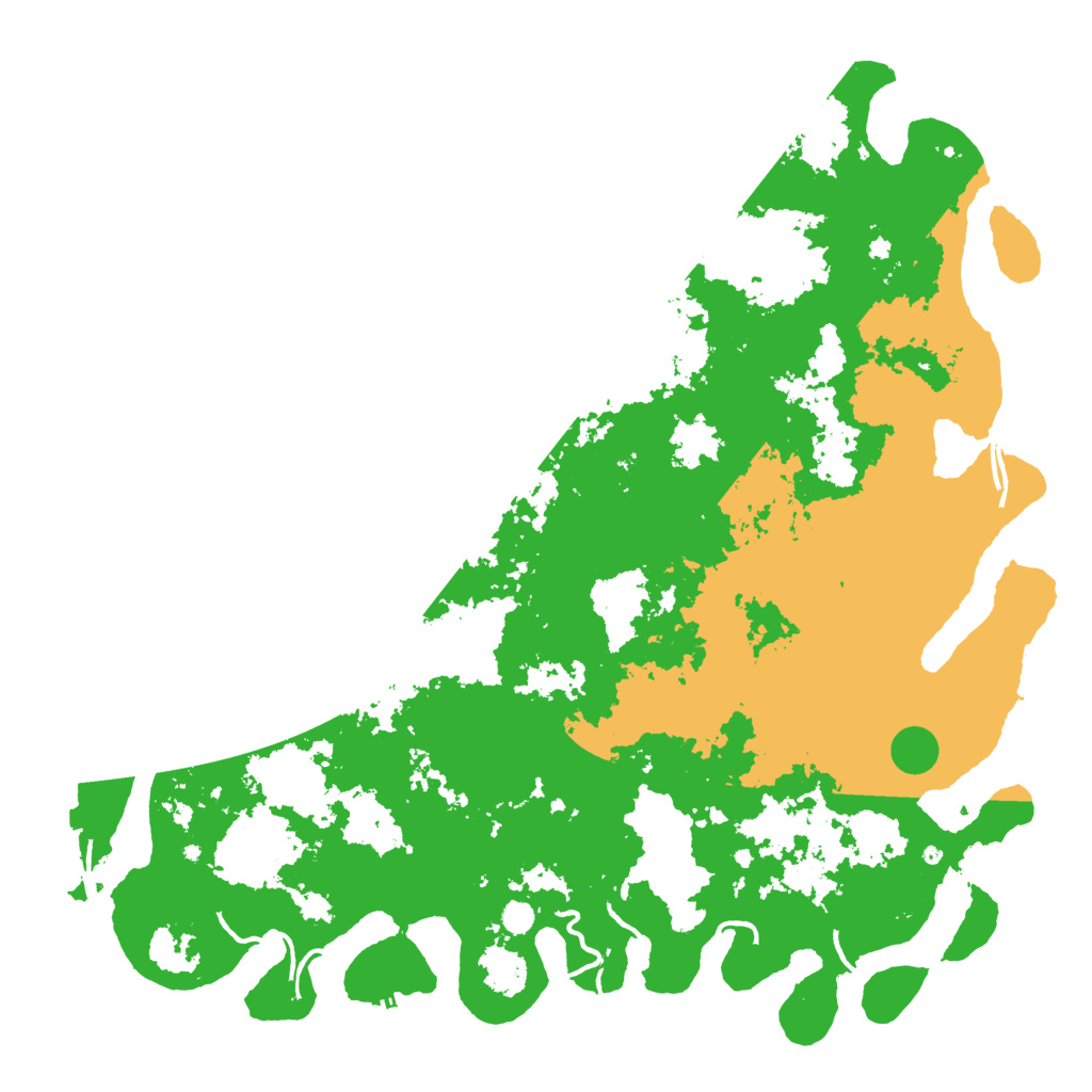 Biome Rust Map: Procedural Map, Size: 6000, Seed: 230706