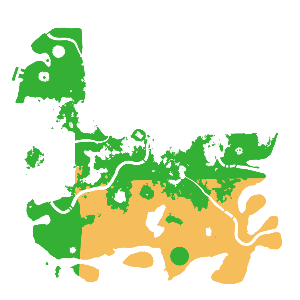 Biome Rust Map: Procedural Map, Size: 4250, Seed: 400814186