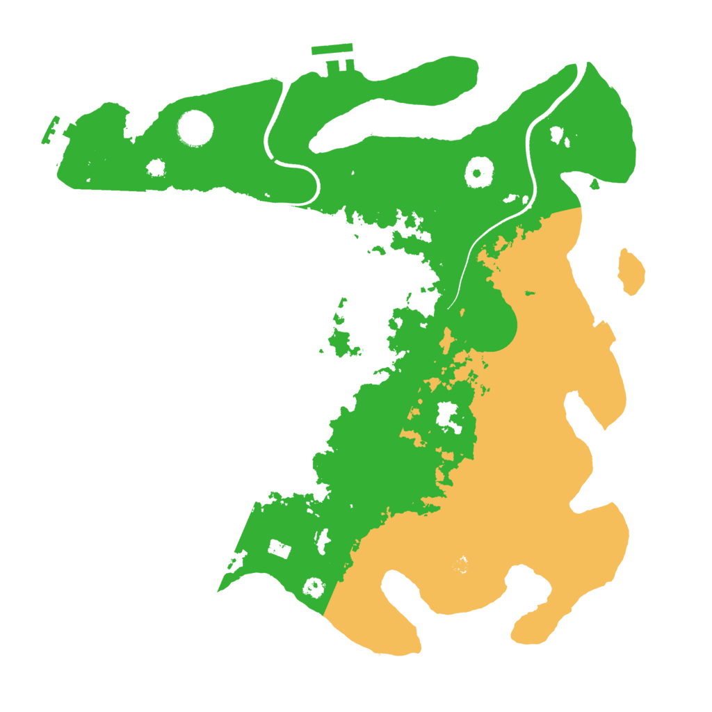 Biome Rust Map: Procedural Map, Size: 3500, Seed: 1107870214