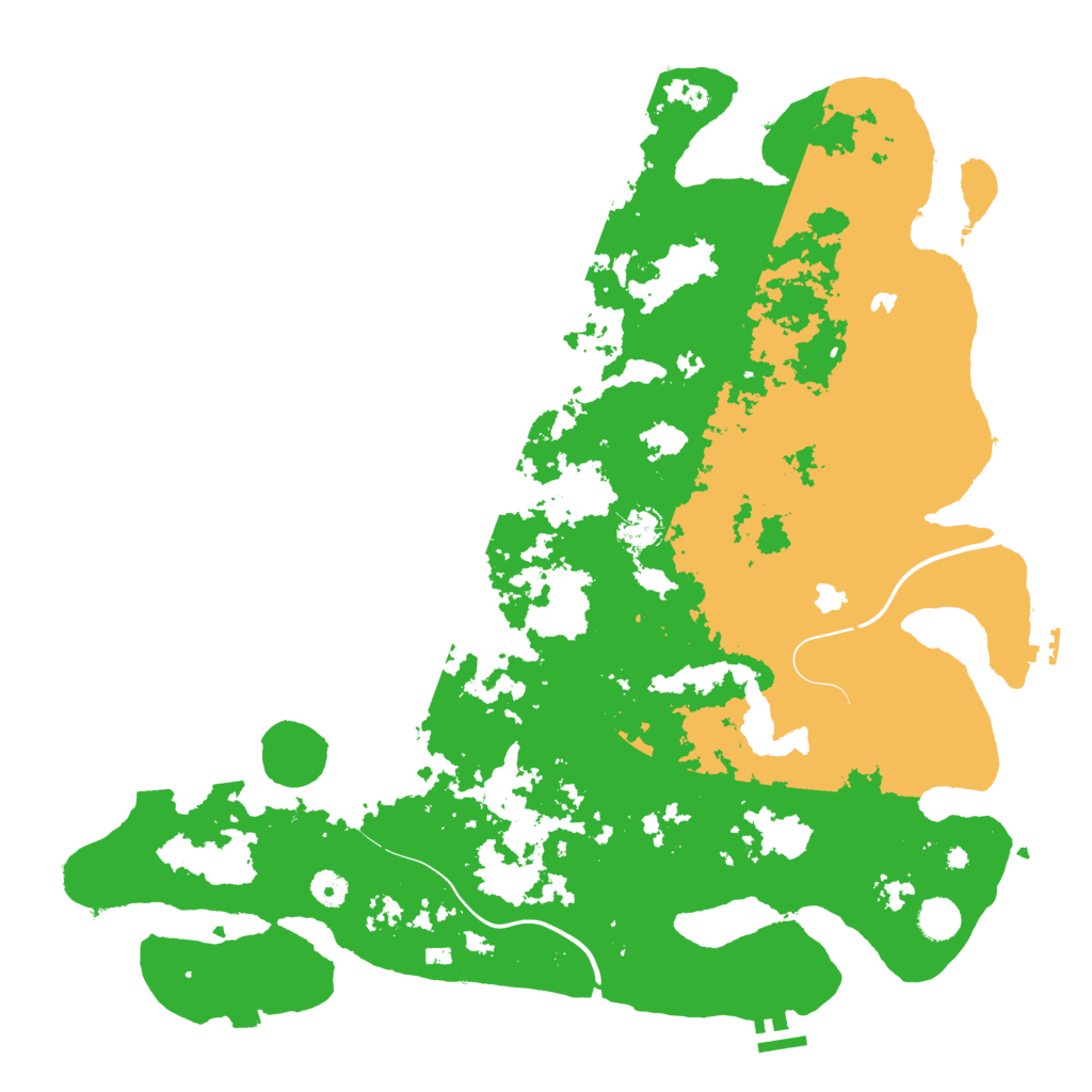 Biome Rust Map: Procedural Map, Size: 4500, Seed: 512205048