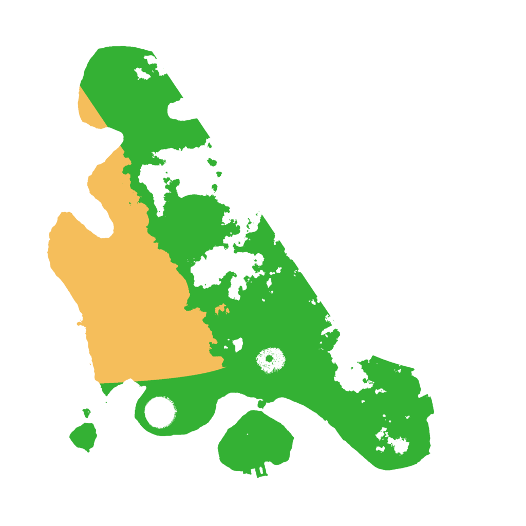 Biome Rust Map: Procedural Map, Size: 3000, Seed: 76497