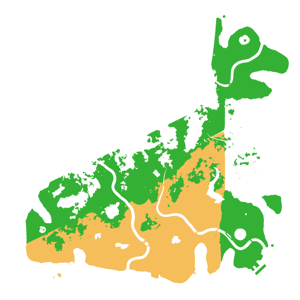 Biome Rust Map: Procedural Map, Size: 4500, Seed: 1338393702