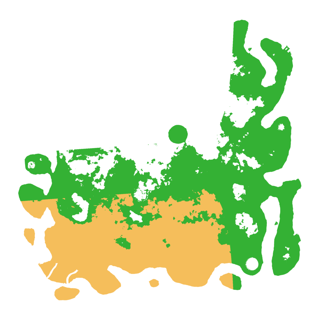 Biome Rust Map: Procedural Map, Size: 4500, Seed: 386630304