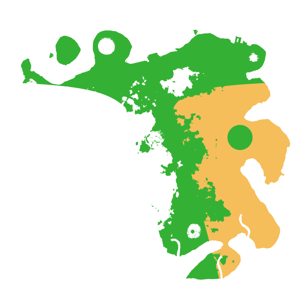 Biome Rust Map: Procedural Map, Size: 3250, Seed: 761008507