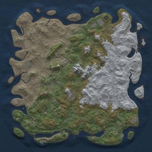 Thumbnail Rust Map: Procedural Map, Size: 5500, Seed: 9876513, 19 Monuments