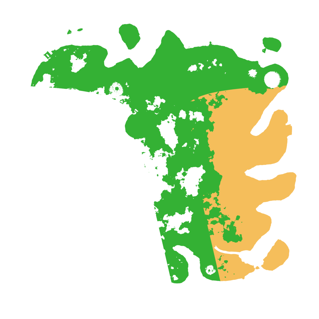 Biome Rust Map: Procedural Map, Size: 3500, Seed: 560071416