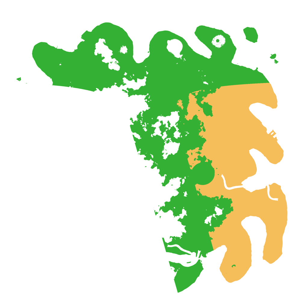Biome Rust Map: Procedural Map, Size: 3700, Seed: 1314233292