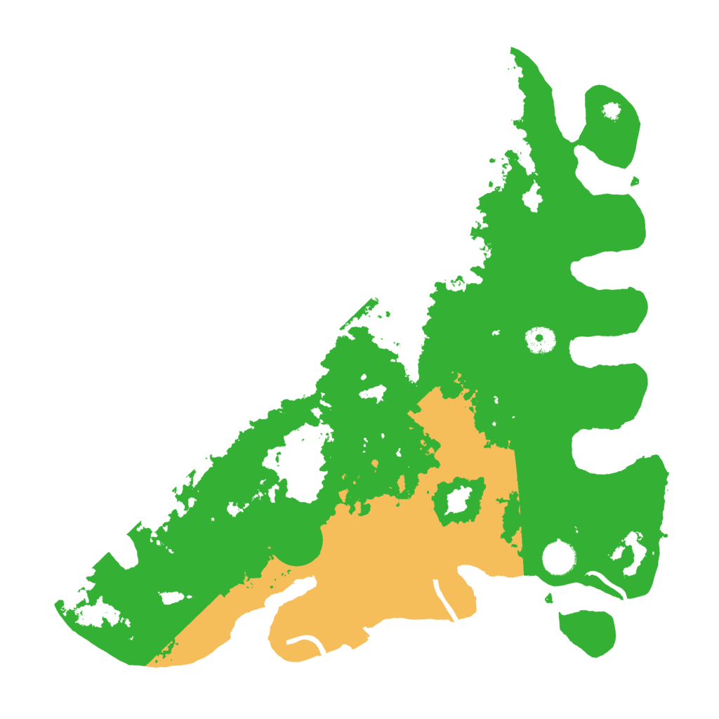 Biome Rust Map: Procedural Map, Size: 3800, Seed: 2088609131