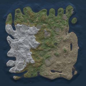 Thumbnail Rust Map: Procedural Map, Size: 4250, Seed: 24000005, 19 Monuments