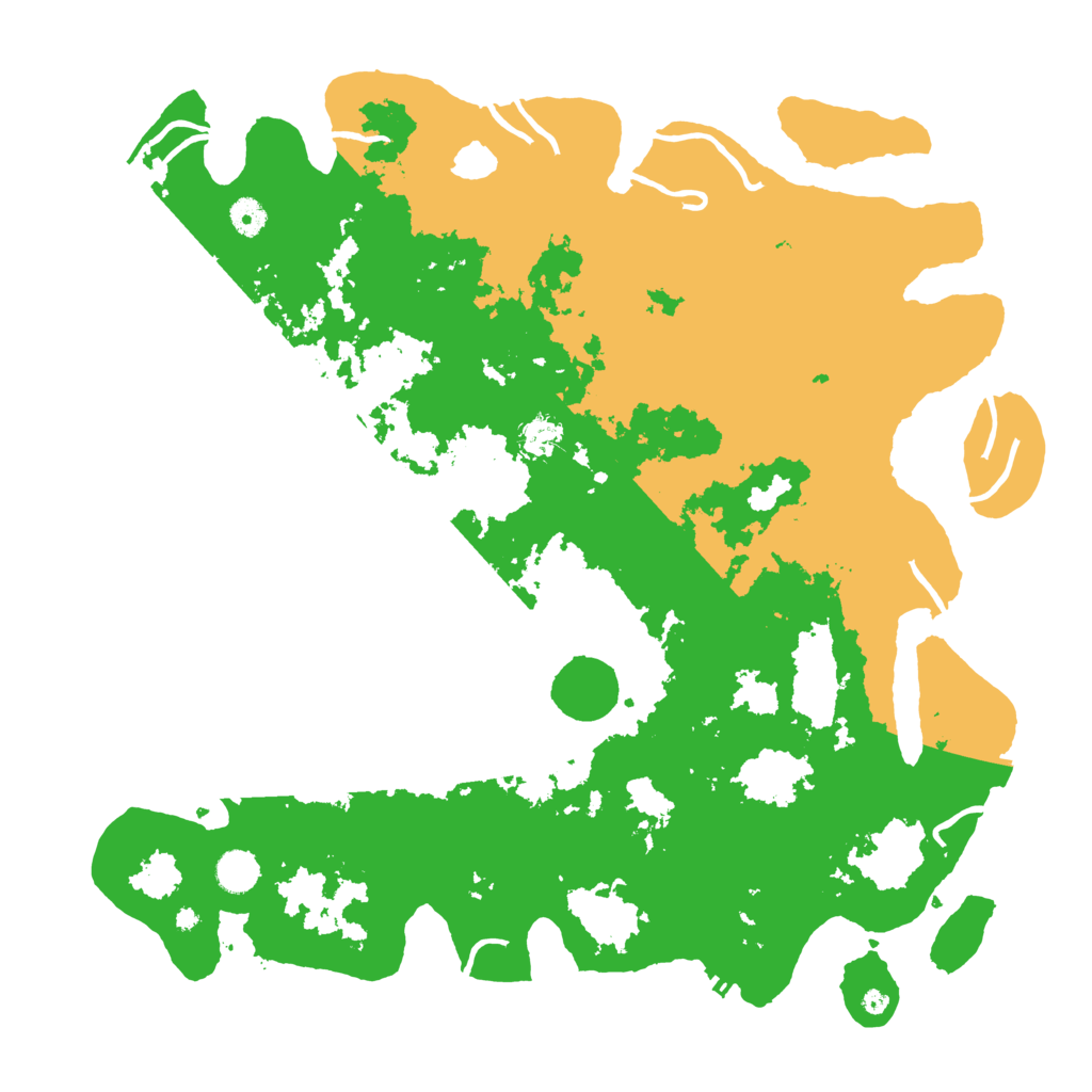 Biome Rust Map: Procedural Map, Size: 4500, Seed: 1438563565