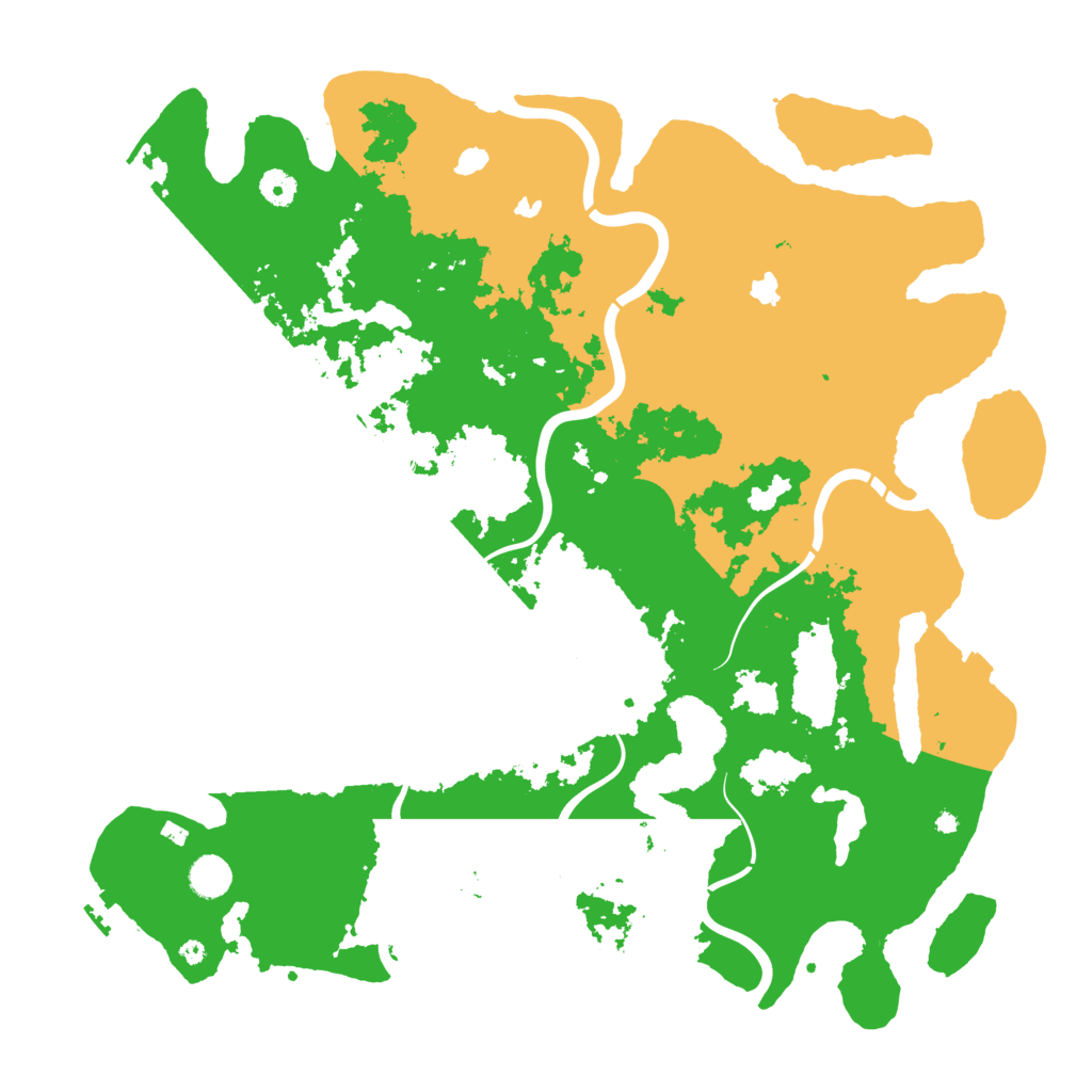 Biome Rust Map: Procedural Map, Size: 4500, Seed: 1438563565