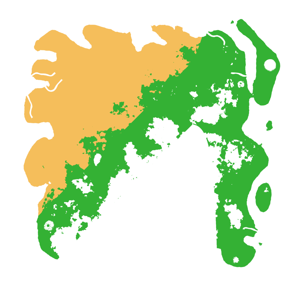 Biome Rust Map: Procedural Map, Size: 4500, Seed: 638559603