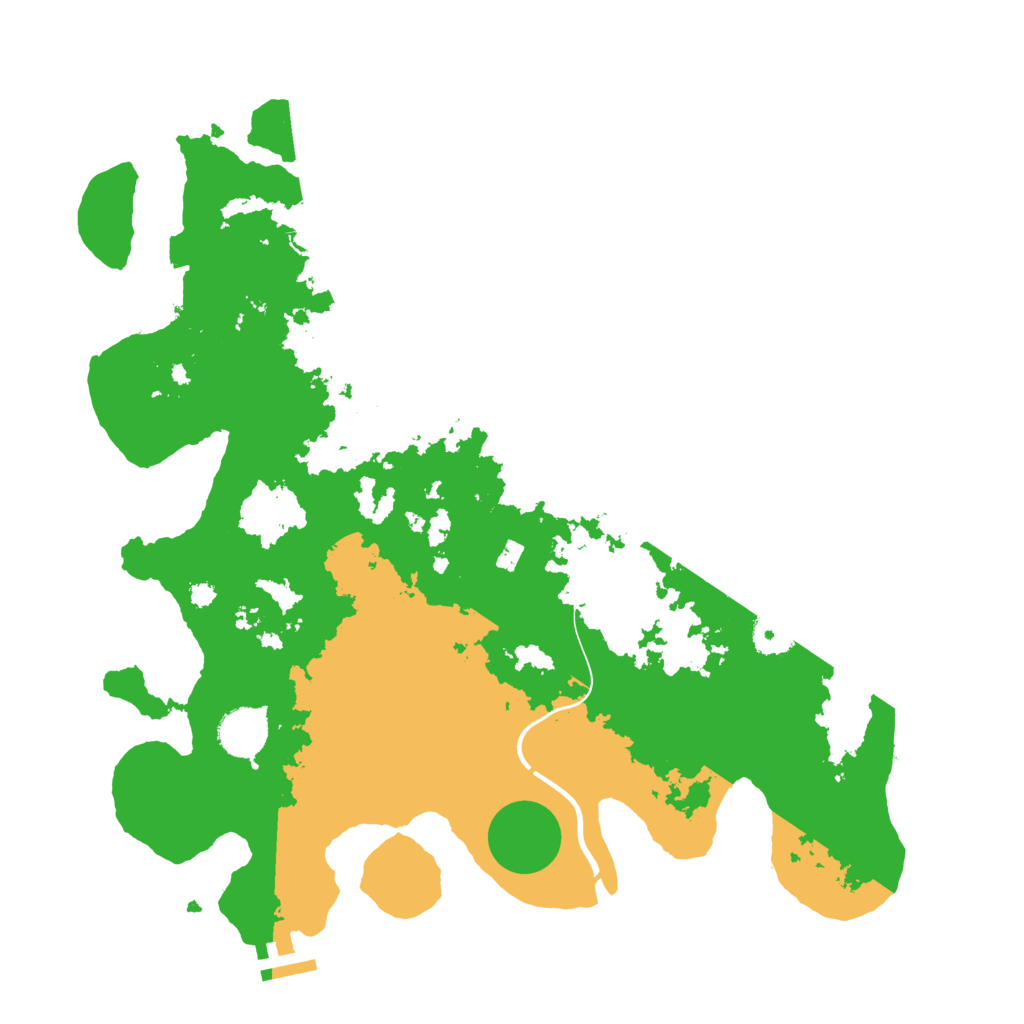 Biome Rust Map: Procedural Map, Size: 3700, Seed: 1360350629