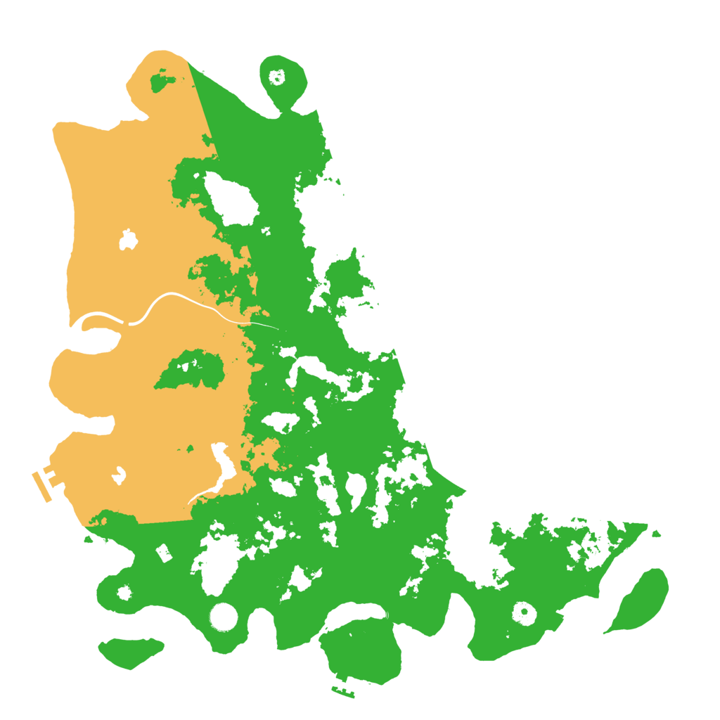 Biome Rust Map: Procedural Map, Size: 4500, Seed: 35276052