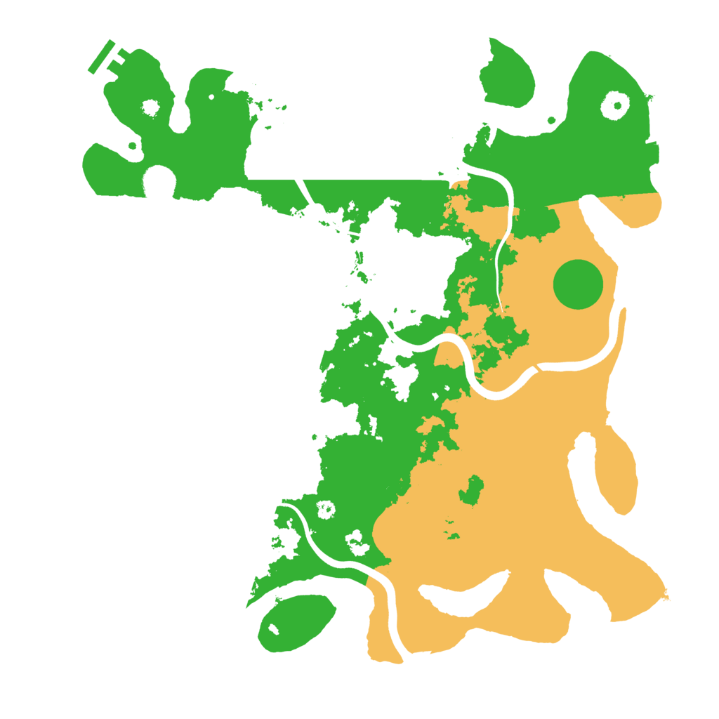Biome Rust Map: Procedural Map, Size: 3800, Seed: 60213