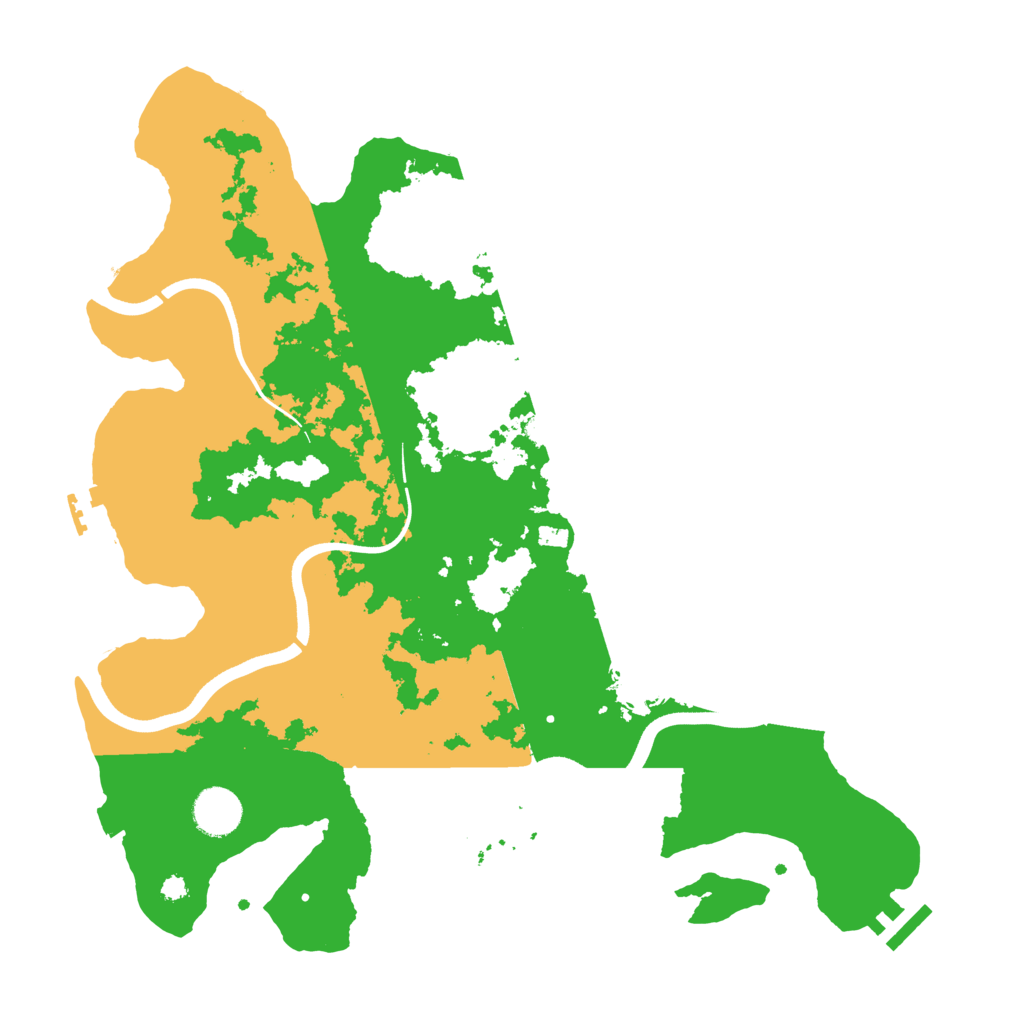 Biome Rust Map: Procedural Map, Size: 3700, Seed: 867954964