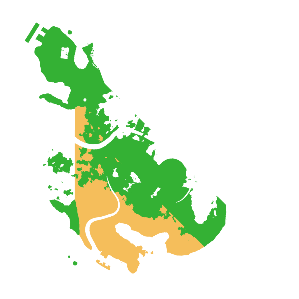 Biome Rust Map: Procedural Map, Size: 2800, Seed: 98264