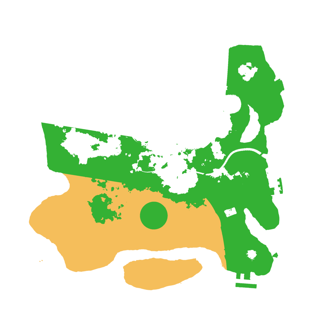 Biome Rust Map: Procedural Map, Size: 3000, Seed: 94418