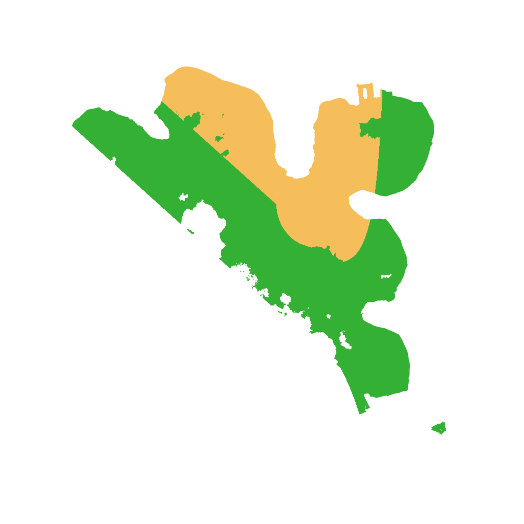 Biome Rust Map: Procedural Map, Size: 2000, Seed: 296872602