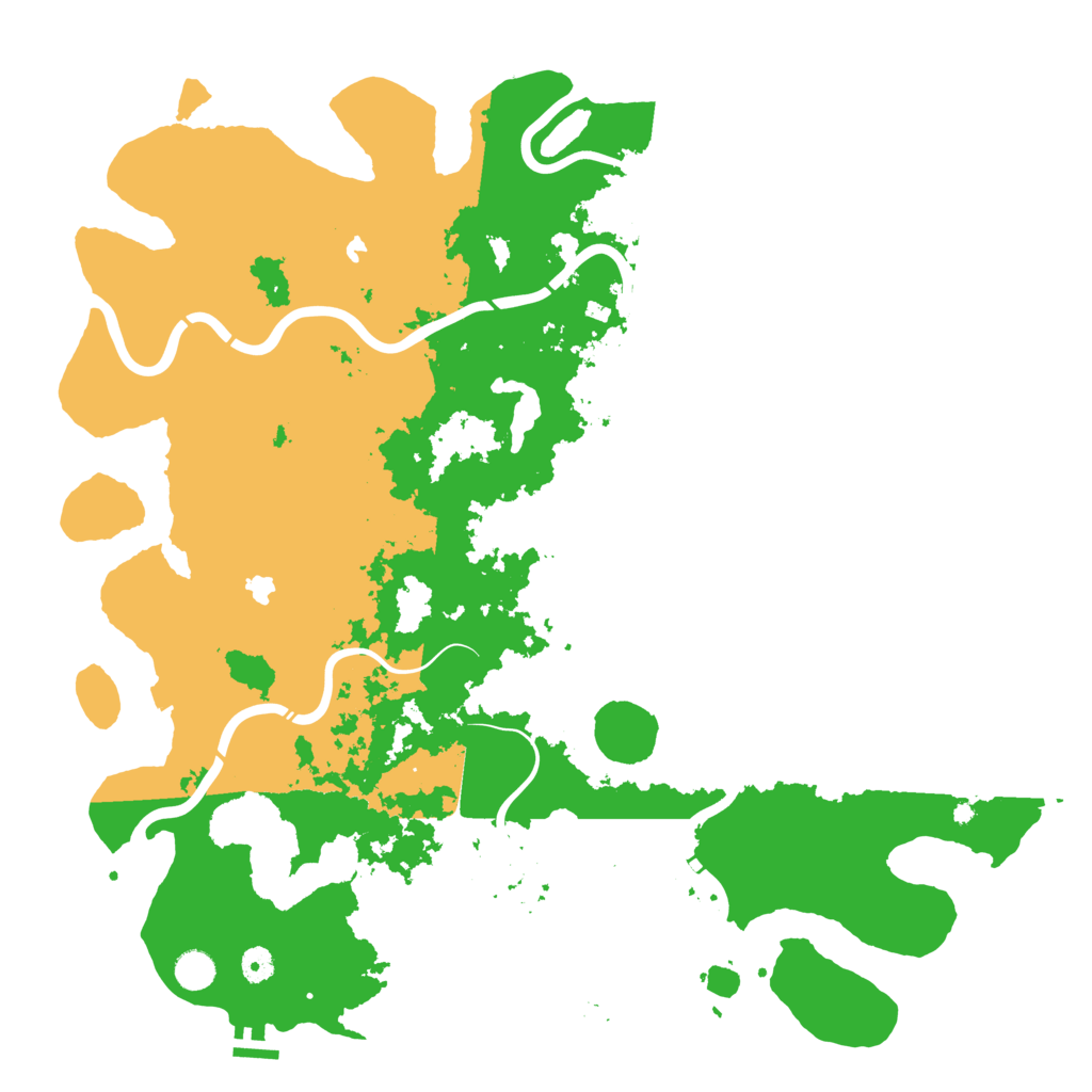Biome Rust Map: Procedural Map, Size: 4800, Seed: 1282049647