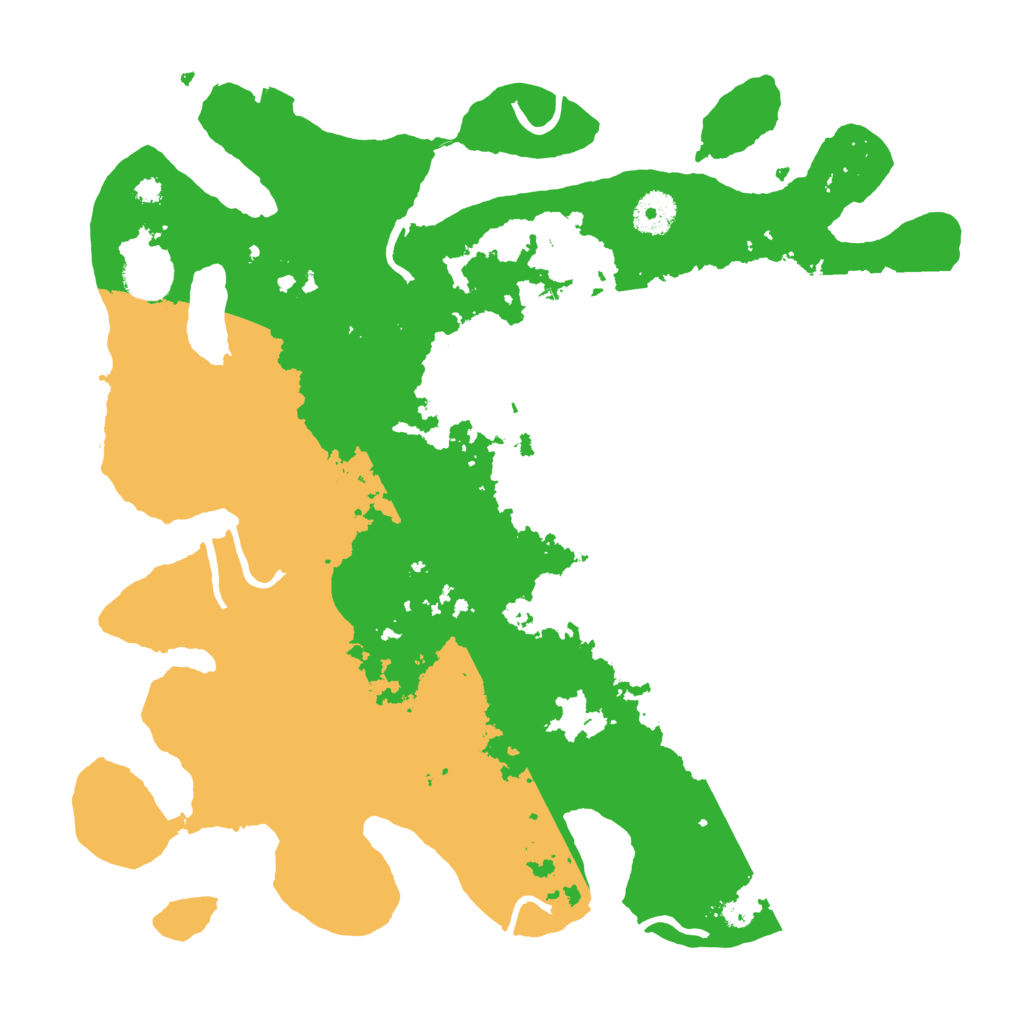 Biome Rust Map: Procedural Map, Size: 3600, Seed: 95000556