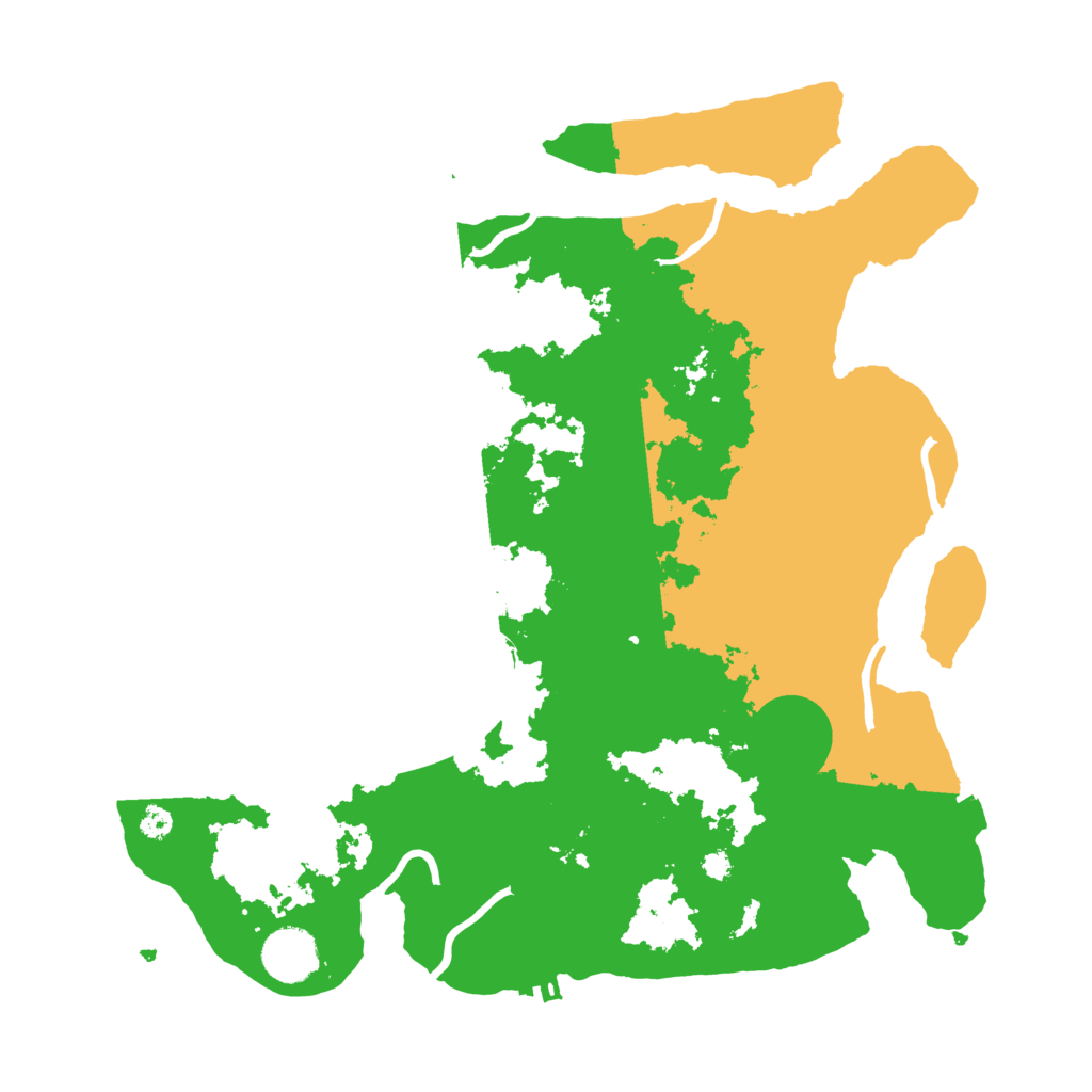 Biome Rust Map: Procedural Map, Size: 3500, Seed: 842515418