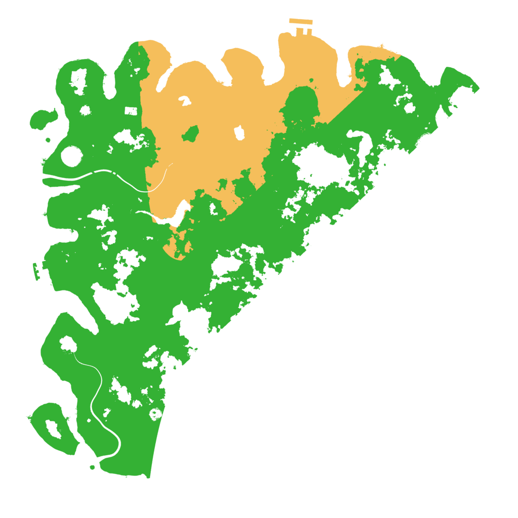 Biome Rust Map: Procedural Map, Size: 4500, Seed: 68743241