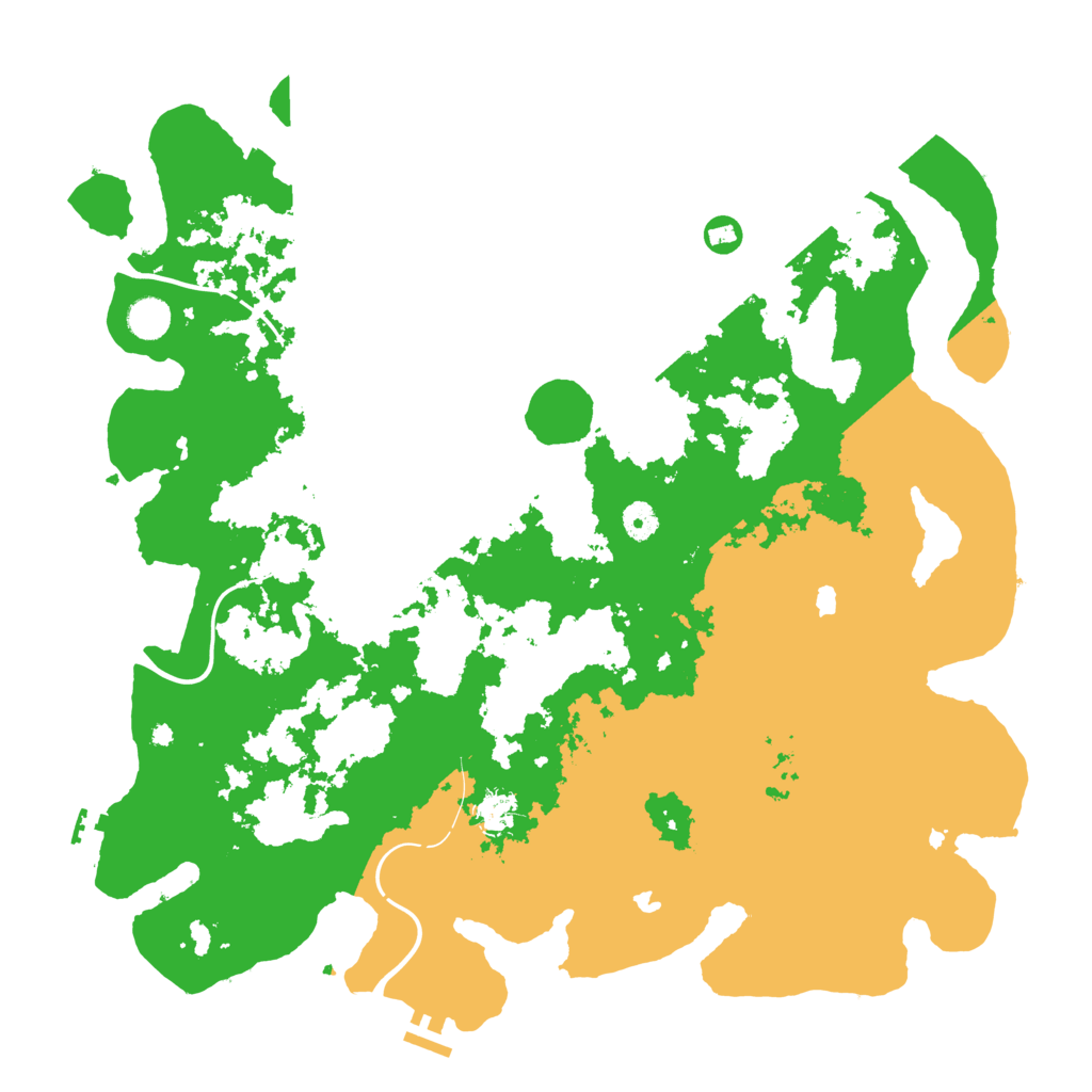 Biome Rust Map: Procedural Map, Size: 4500, Seed: 2079163866