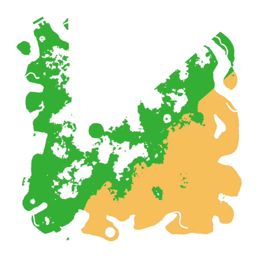 Biome Rust Map: Procedural Map, Size: 4500, Seed: 2079163866