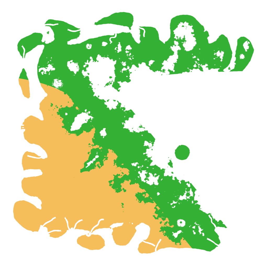 Biome Rust Map: Procedural Map, Size: 5000, Seed: 1455225203