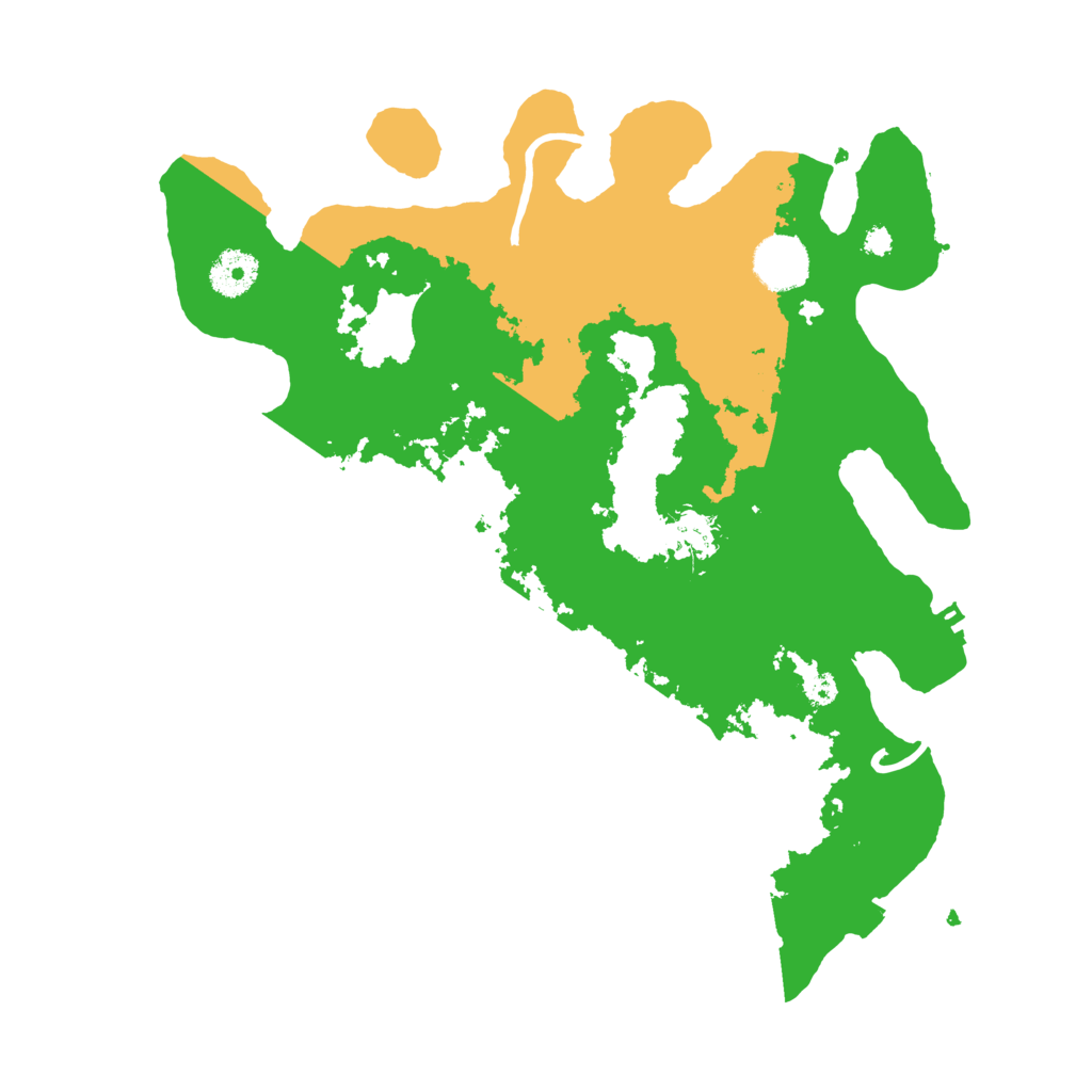 Biome Rust Map: Procedural Map, Size: 3500, Seed: 45440355